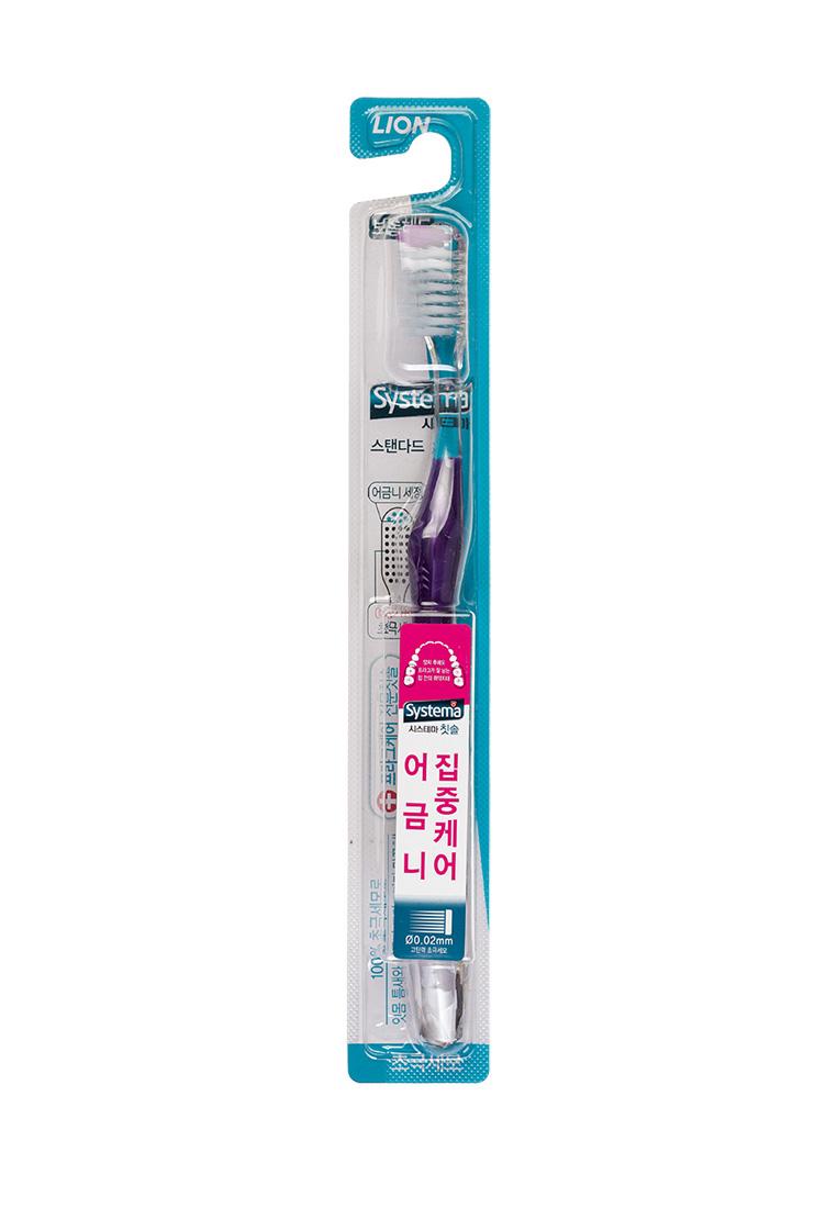 Зубна щітка Lion Systema Standard Toothbrush глибоке очищення м'яка 1 шт (527890) - фото 3
