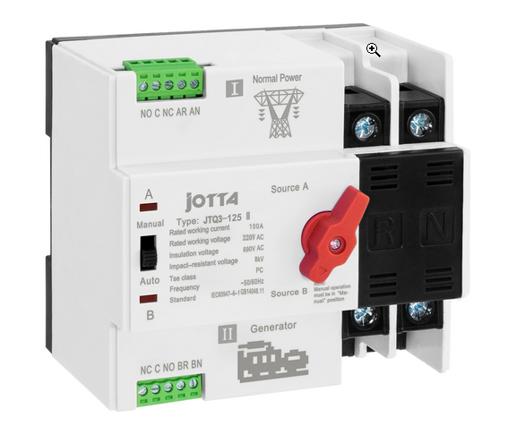 Автоматичний перемикач з електромережі на генератор/інвертор/автомат введення резерву 100А (авр1)