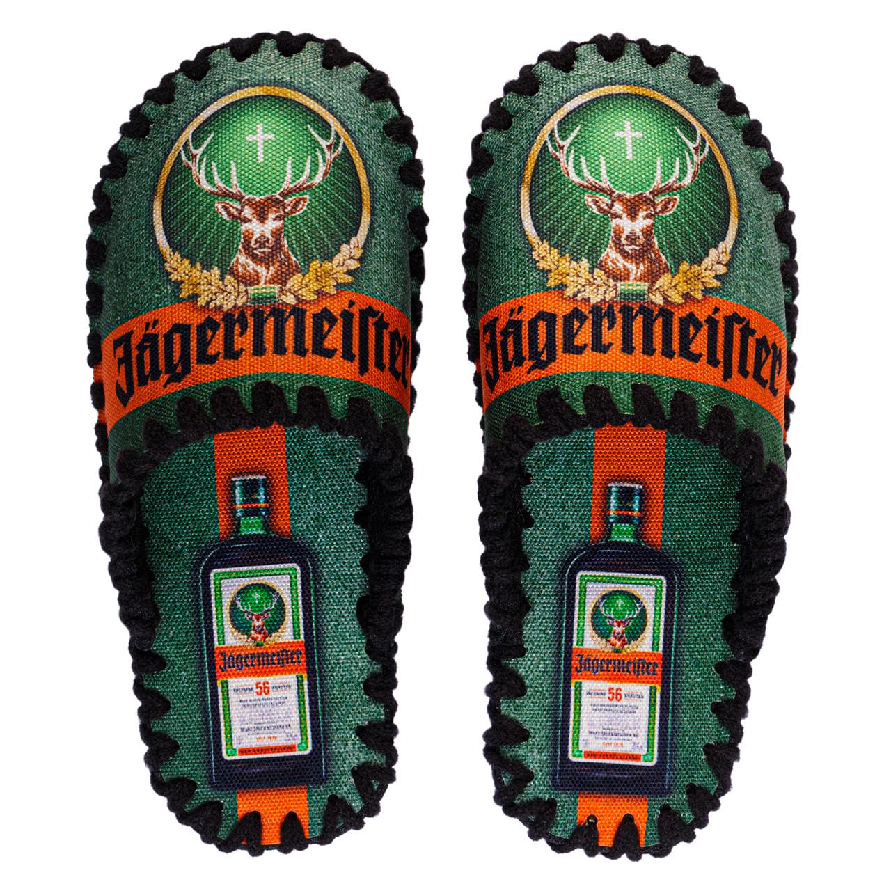 Тапочки мужские с закрытым носком "Jagermeister" р. 40/41 (фф185)