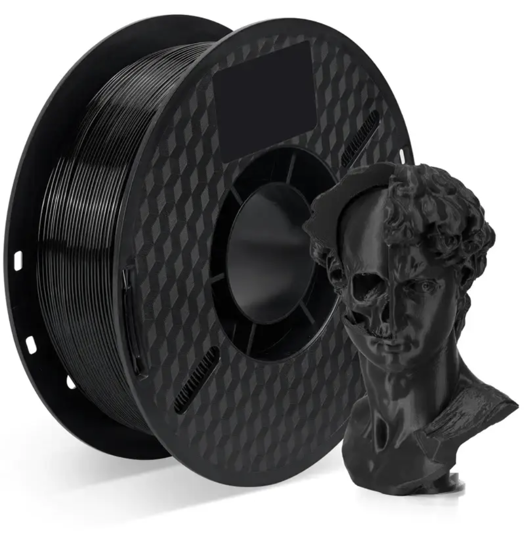 Пластик для 3D-принтера KINGROON PETG 1,75 мм 1 кг Черный (HC087-Black)