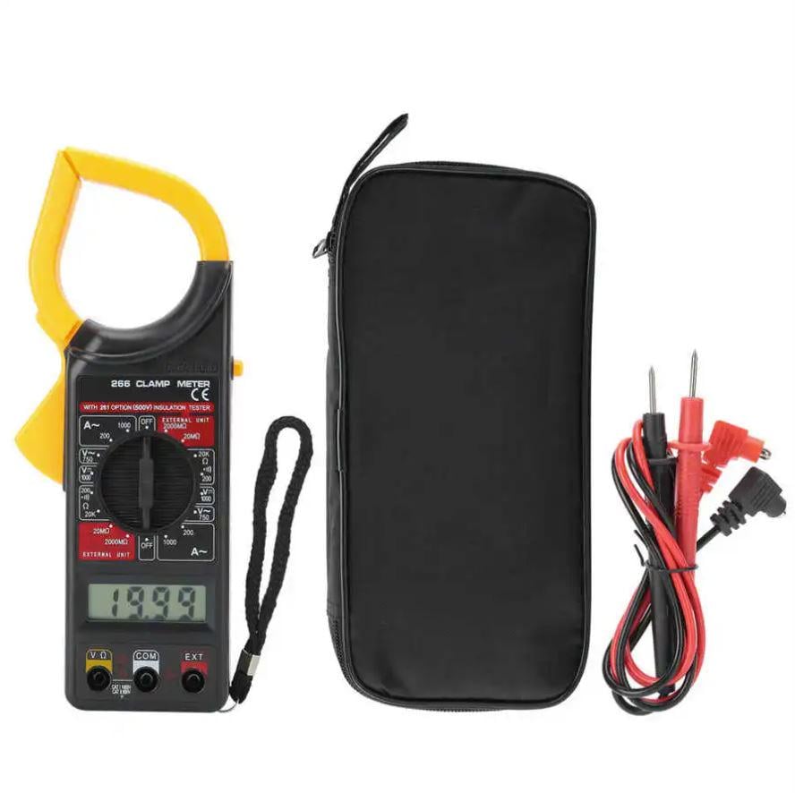 Клещи-тестер цифровые токоизмерительные DT-266 с функцией мультиметра - фото 2 Клещи-тестер цифровые токоизмерительные DT-266 с функцией мультиметра - фото 2