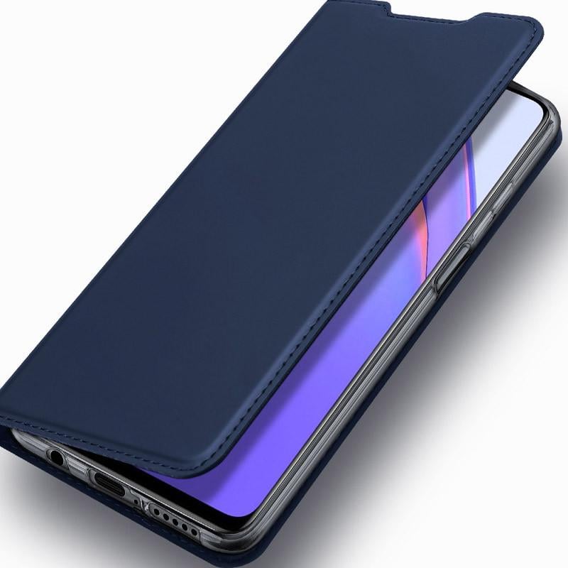 Чехол-книжка Dux Ducis с карманом для Xiaomi Redmi Note 9 Pro 5G Синий (160261) - фото 4 Чехол-книжка Dux Ducis с карманом для Xiaomi Redmi Note 9 Pro 5G Синий (160261) - фото 4