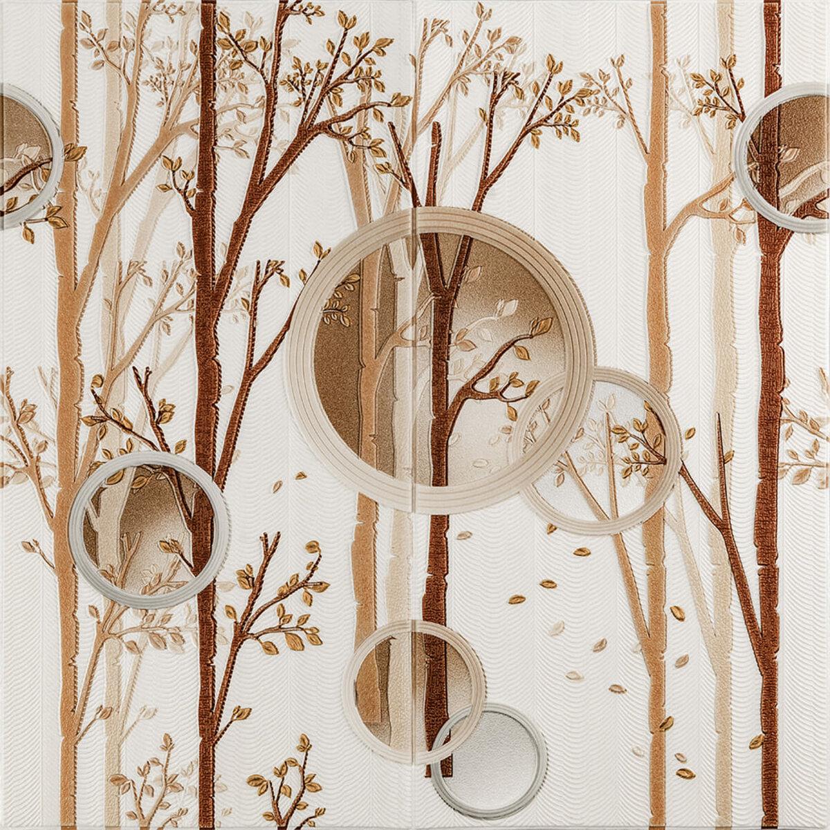 3D-панель стеновая 700х700х4 мм Деревья (SW-00001987)