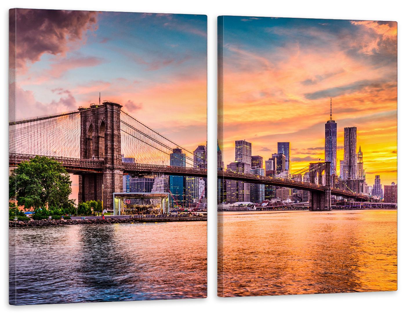 Картина модульная в гостиную/спальню Нью-Йорк 50х70 см (TLV-2_099)