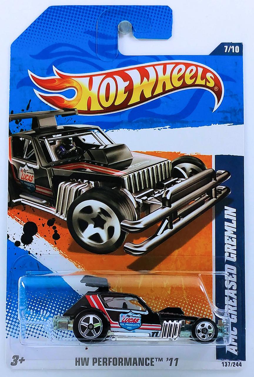 Игрушечная машинка Hot Wheels AMC Greased Gremlin 2011 Performance №137 (V5224)
