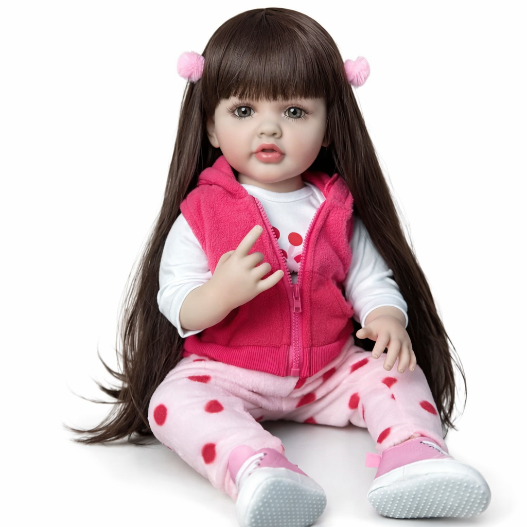 Кукла реалистичная Reborn Baby Born силиконовая 55 см (К0100218)