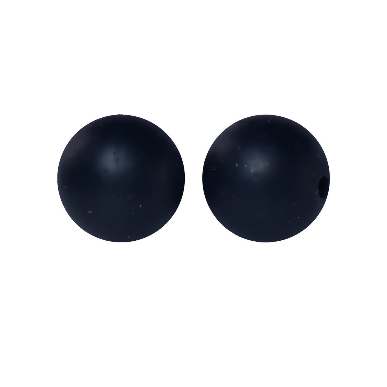 Бусина Шар с блестками силиконовая для грызунков 15 мм Ø 2 мм 5 шт. Черный (ГЗ0015ш56) Бусина Шар с блестками силиконовая для грызунков 15 мм Ø 2 мм 5 шт. Черный (ГЗ0015ш56)