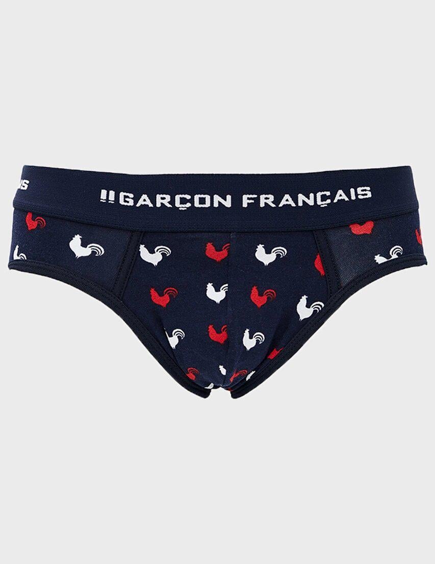 Трусы слипы GARCON FRANCAIS Slip18 M Tricolore coqs (3701195814478)