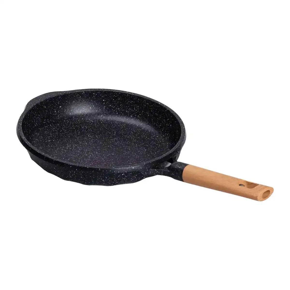 Сковорода алюмінієва MGC з мармуровим покриттям антипригарним Ø 28 см 2,8 л Чорний (2358506295) - фото 3 Сковорода алюмінієва MGC з мармуровим покриттям антипригарним Ø 28 см 2,8 л Чорний (2358506295) - фото 3