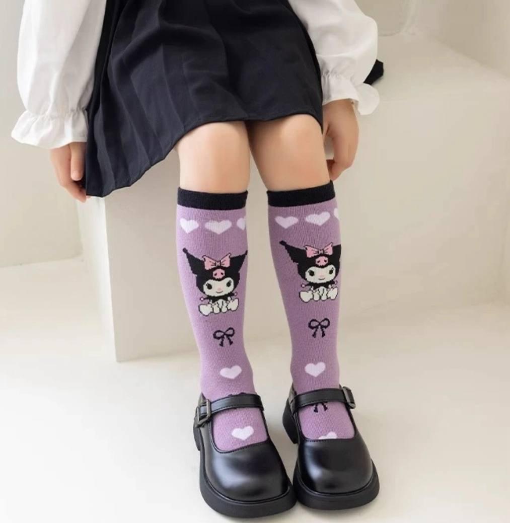 Набор носки/гольфы детские Куроми стиль аниме Мелоди от 3 до 14 лет 4 шт. Сиреневый (2624436979) - фото 6 Набор носки/гольфы детские Куроми стиль аниме Мелоди от 3 до 14 лет 4 шт. Сиреневый (2624436979) - фото 6