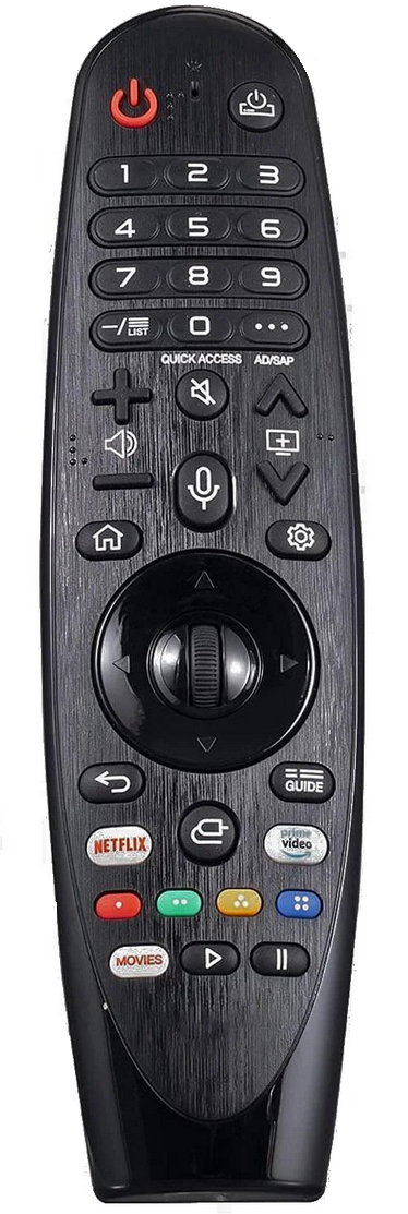 Пульт для телевизора LG AN-MR20GA без микрофона и мыши (5197)