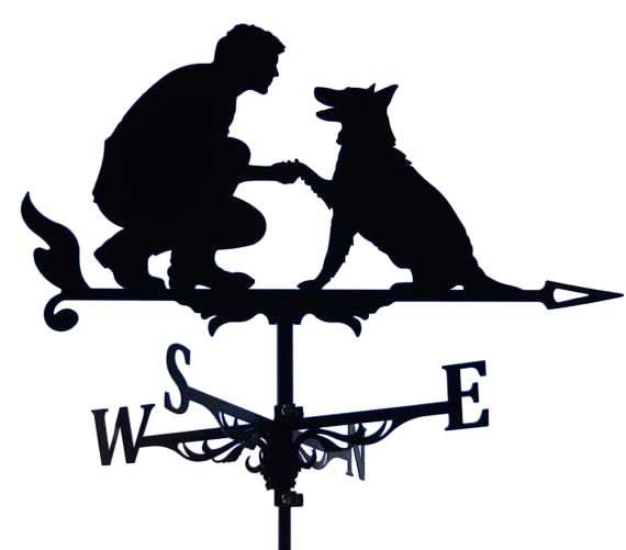 Флюгер на дах маленький Дружба/Вівчарка на альтанку/криницю/огорожу 60x40 см (1092394) Флюгер на дах маленький Дружба/Вівчарка на альтанку/криницю/огорожу 60x40 см (1092394)