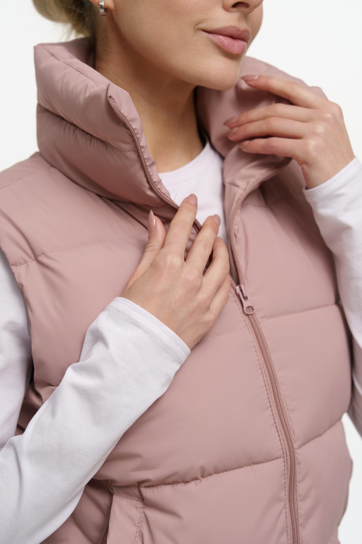Жилетка жіноча укорочена Intruder Lola з утепленням M-L Пудровий (1343916509/4/2) - фото 5 Жилетка жіноча укорочена Intruder Lola з утепленням M-L Пудровий (1343916509/4/2) - фото 5