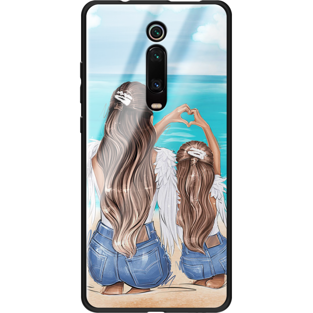 Чохол BoxFace Xiaomi Mi 9T / Mi 9T Pro Family Vacation Чорний силікон зі склом (37376-up2380-37743)
