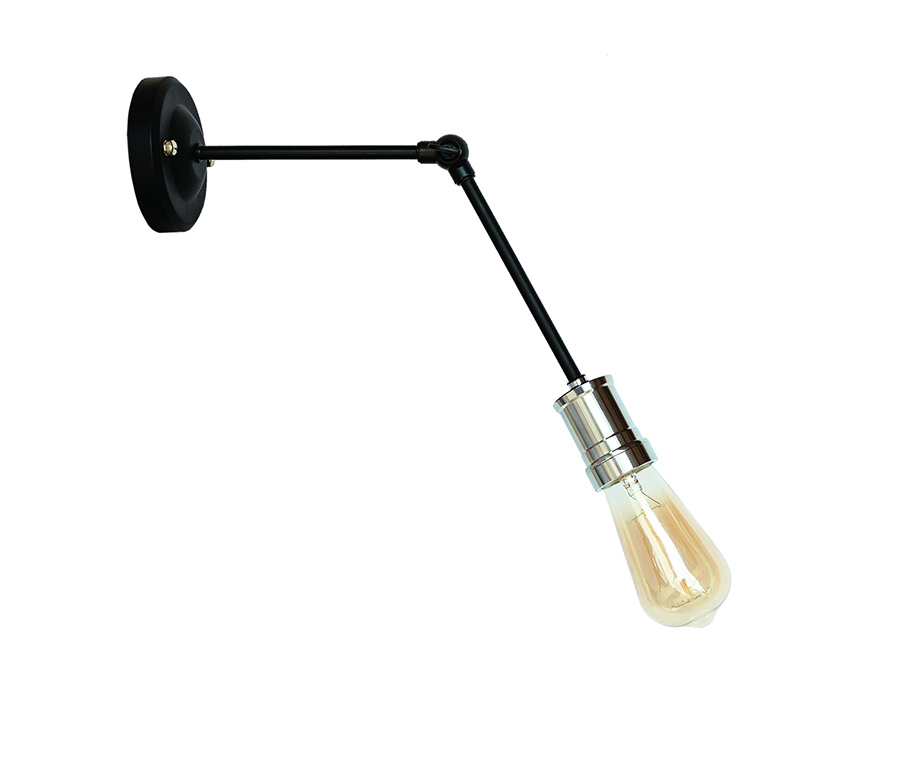 Бра Levistella Lofty с патроном AMP20 Черный/Хром (1963530778)