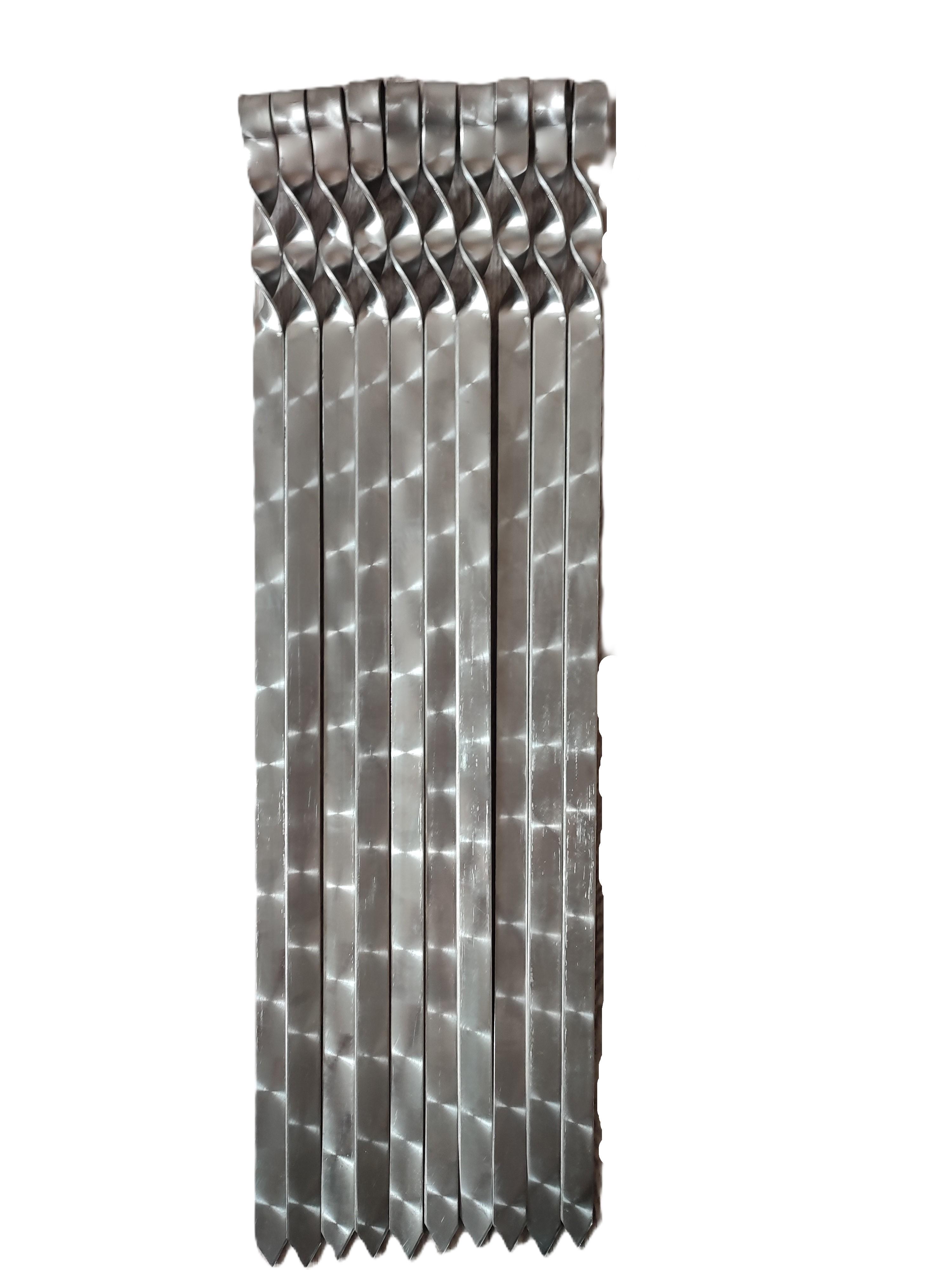 Шампур для люля-кебаба шлифованный 600x3x20 мм 10 шт. (25045639)