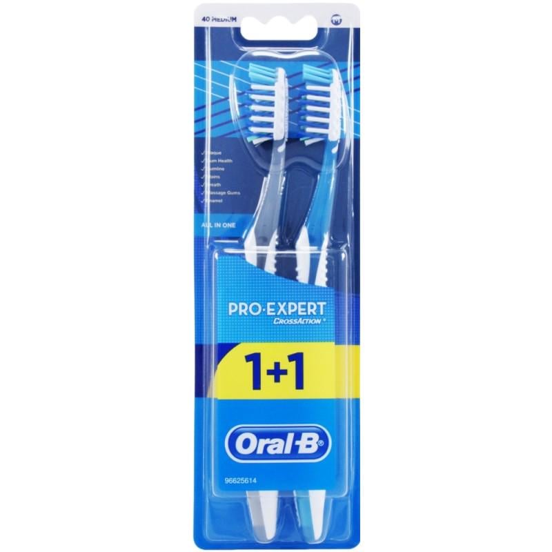 Набір зубних щіток Oral-B 1+1 Pro-Expert Все в одному середньої жорсткості (3014260022051)