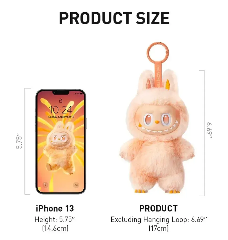 Мягкая игрушка брелок labubu Big into Energy сюрприз (10354) - фото 4 Мягкая игрушка брелок labubu Big into Energy сюрприз (10354) - фото 4