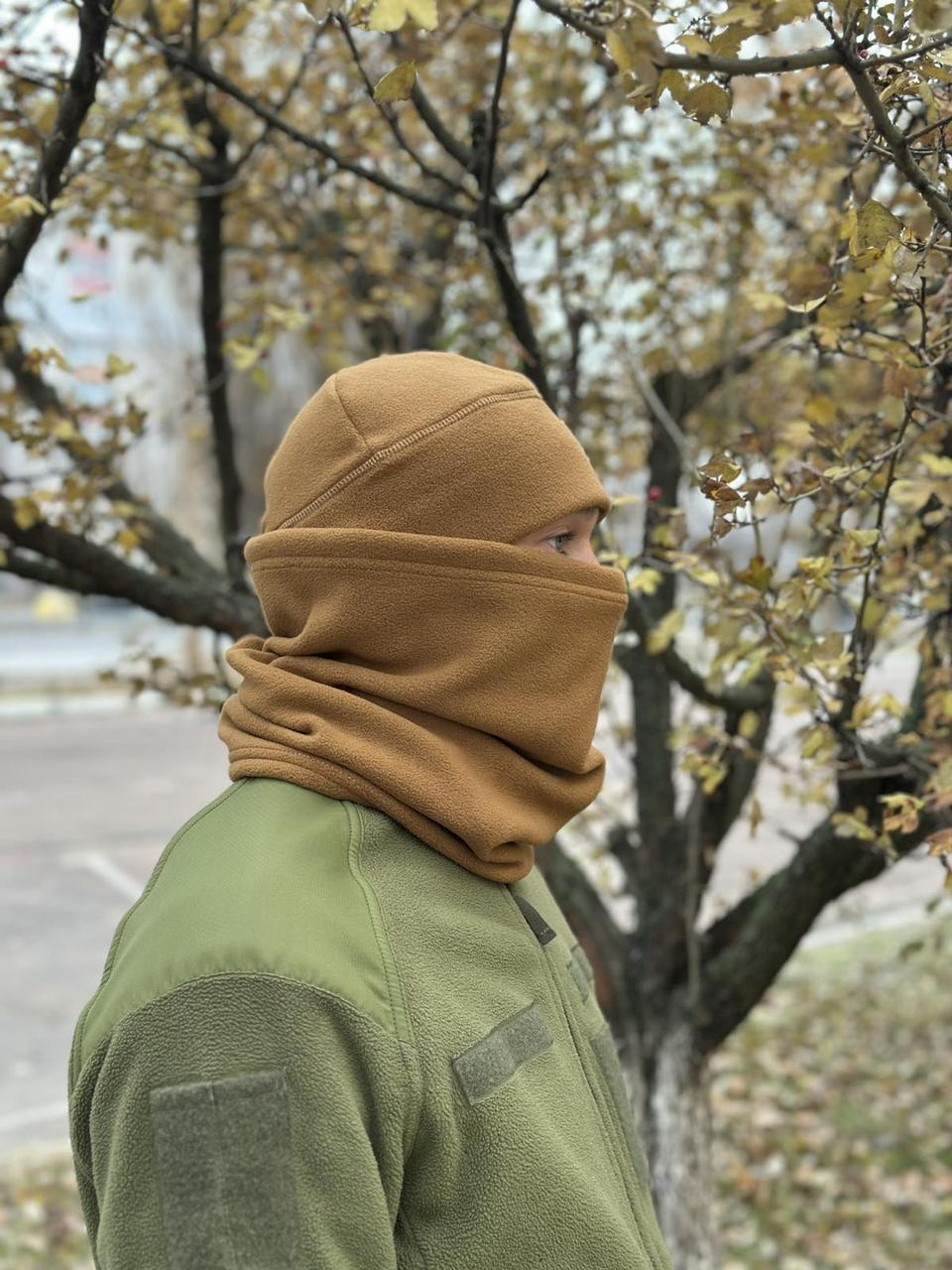 Шапка флісова Койот