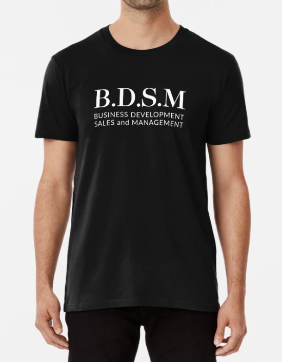 Футболка мужская Stedman с принтом BDSM Business М Черный (ПН204-2)