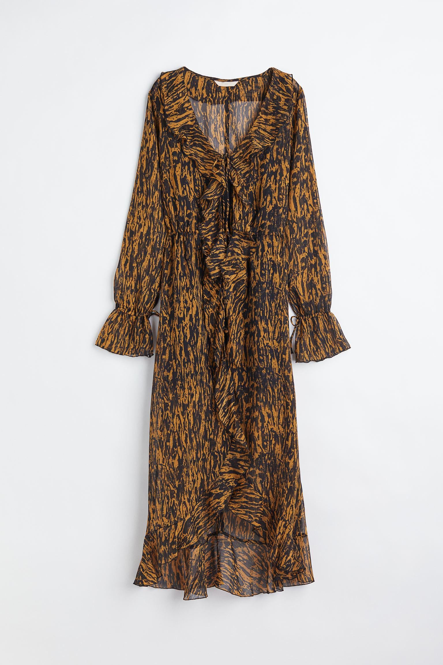 Сукня H&M M Гірчично-чорний (A30910697155)