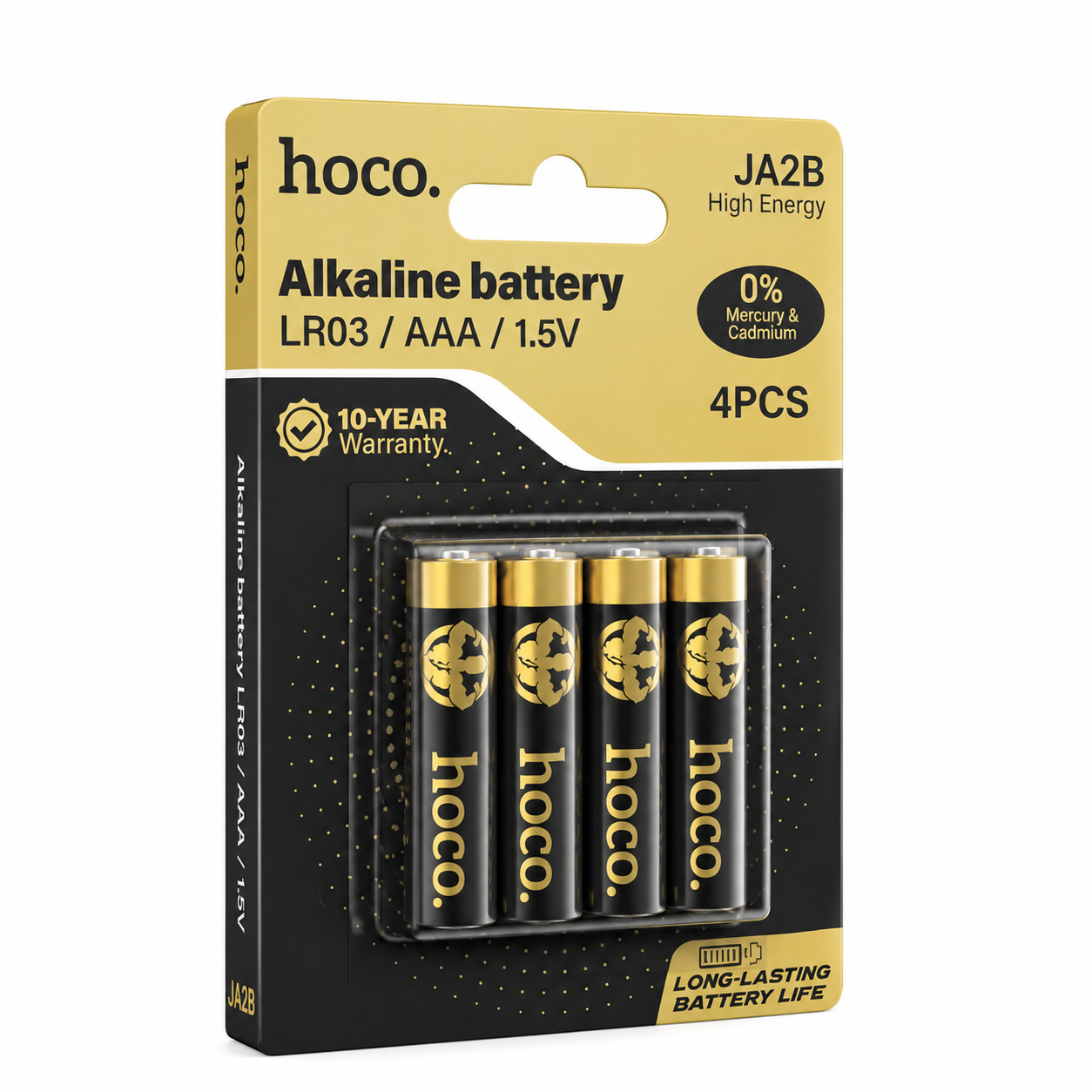 Батарейка Hoco JA2B AAA alkaline battery LR03 4PCS