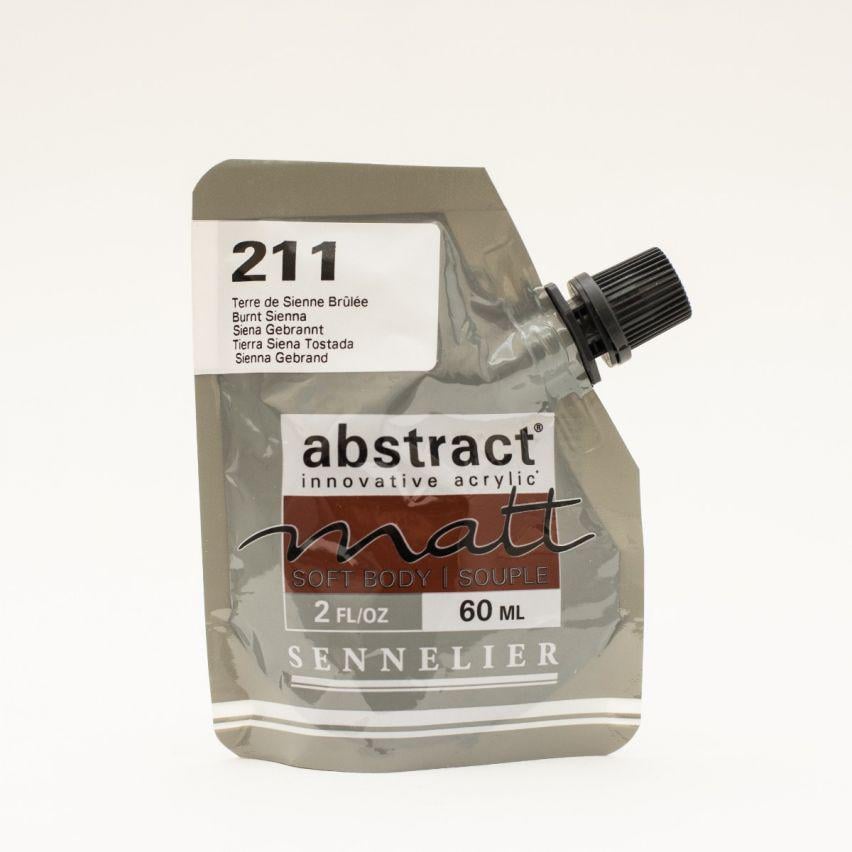 Краска акриловая Sennelier Abstract 60 мл матовая Burnt Sienna