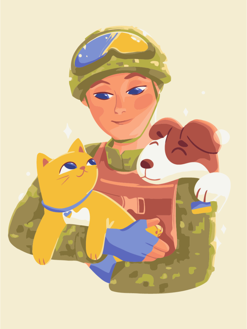 Картина по номерам Brushme BS53158 В надежных руках Елена Майхричук 40х50 см (1703785403)