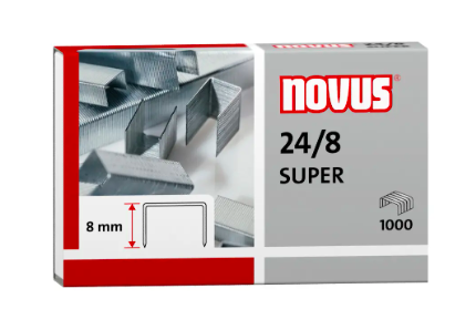 Скоби для степлера NOVUS № 24/8 SUPER (040-0038)