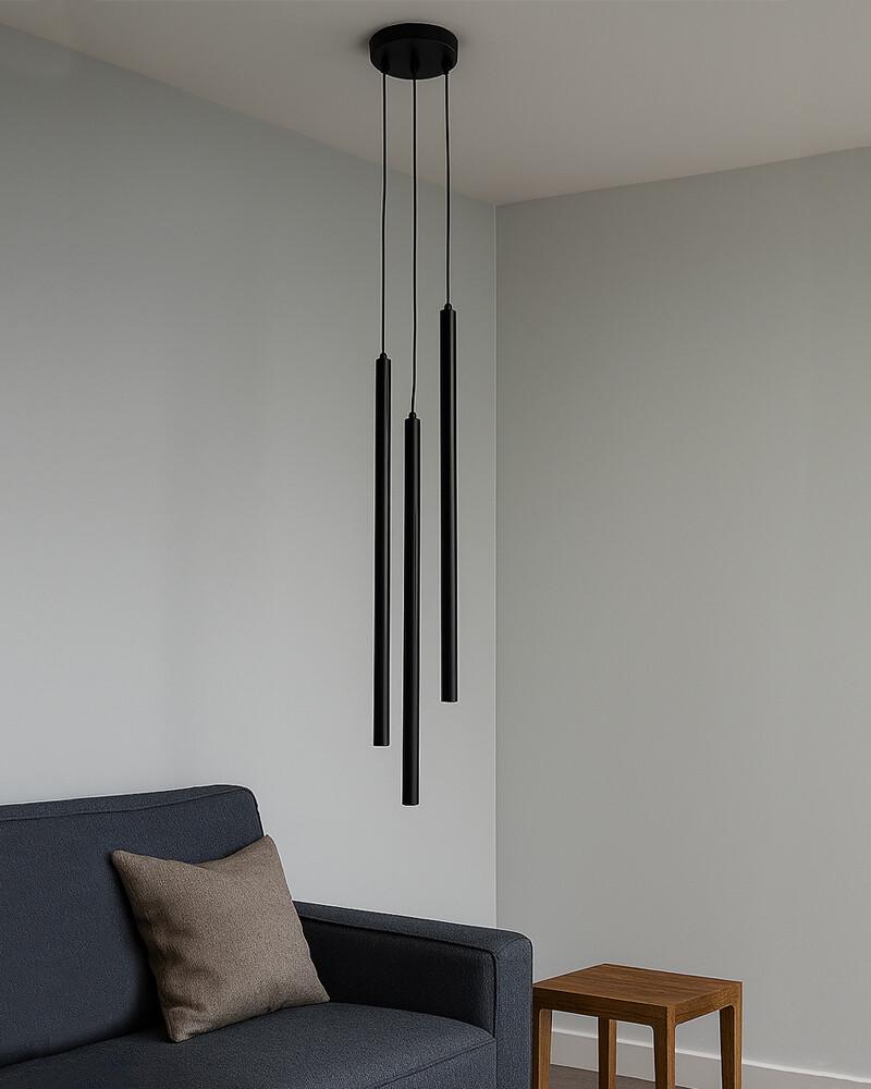 Підвісний світильник Edlin PLP2411-3B Renti G9 3x10W IP20 Чорний (32205334) - фото 2 Підвісний світильник Edlin PLP2411-3B Renti G9 3x10W IP20 Чорний (32205334) - фото 2