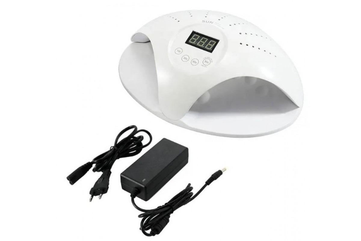 Лампа для сушки гелей и гель лаков с цифровым дисплеем Белый (SUN-669) - фото 3