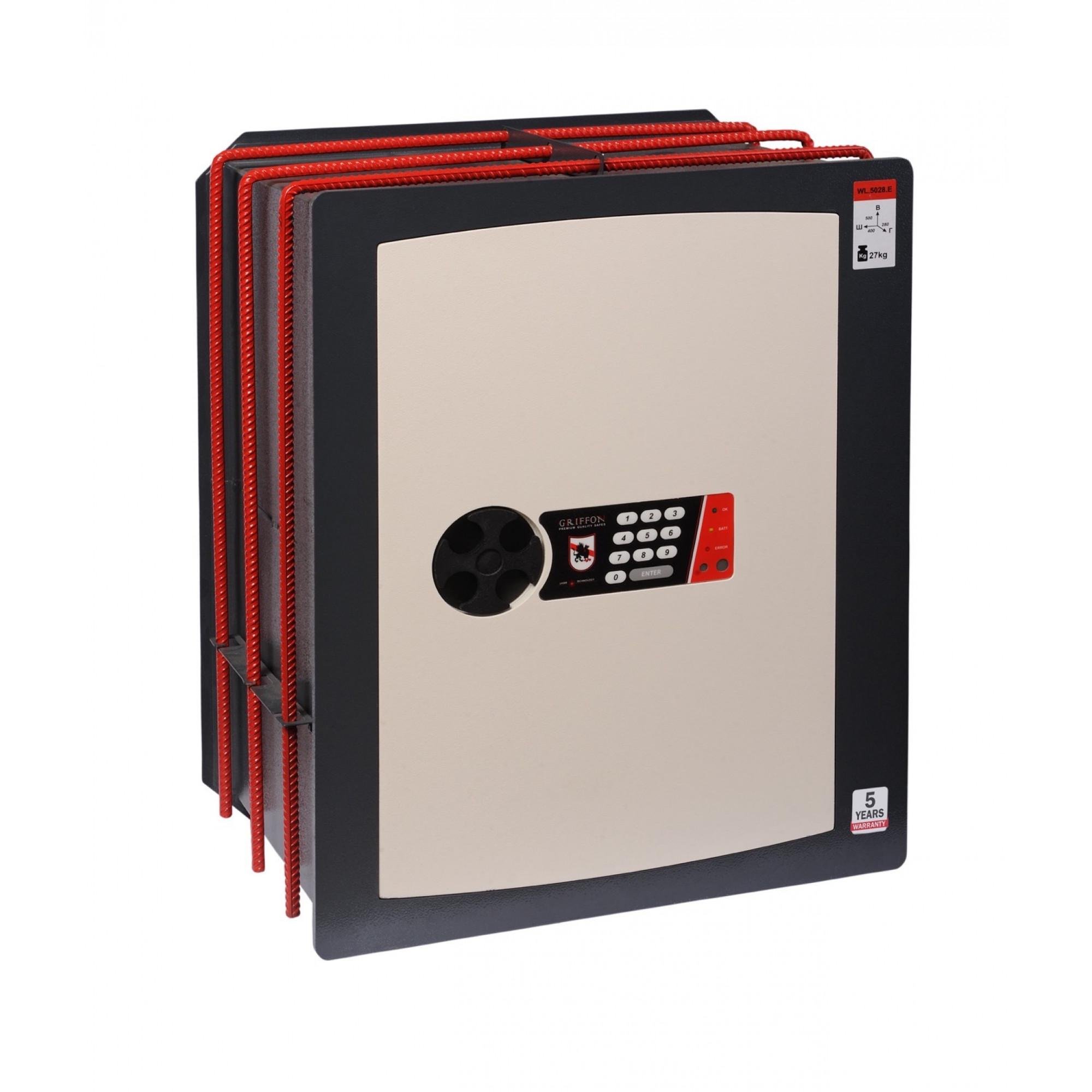 Сейф встраиваемый Griffon WL.5028.E на арматуре (2-12-WL.5028.E)