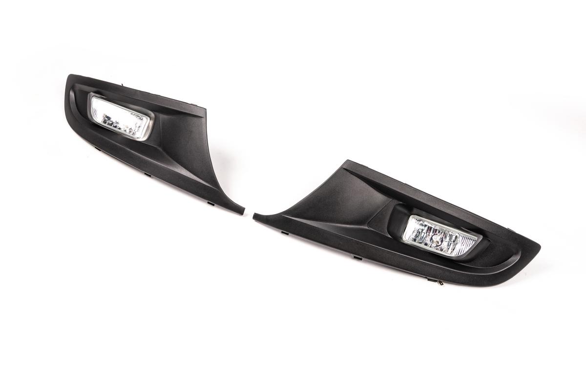 Противотуманки 2010-2014 HB GPlast для Volkswagen Polo 2010-2017 гг. abs-пластик Черный