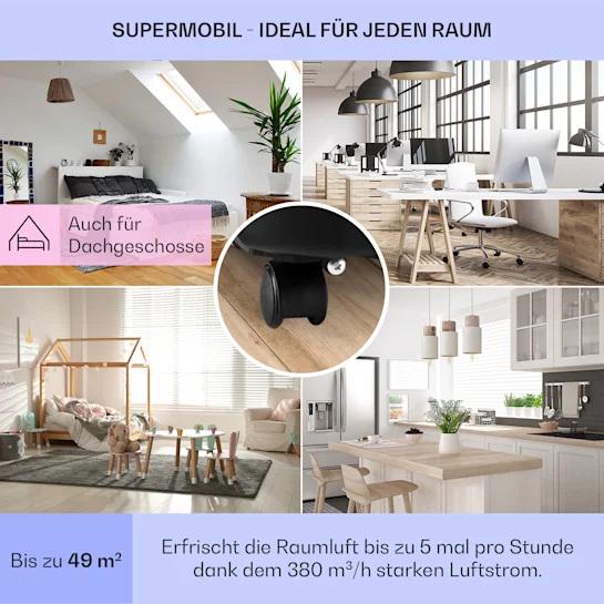 Кондиционер мобильный KLARSTEIN Metrobreeze Rome 10 000 BTU 3 кВт (10035804) - фото 6