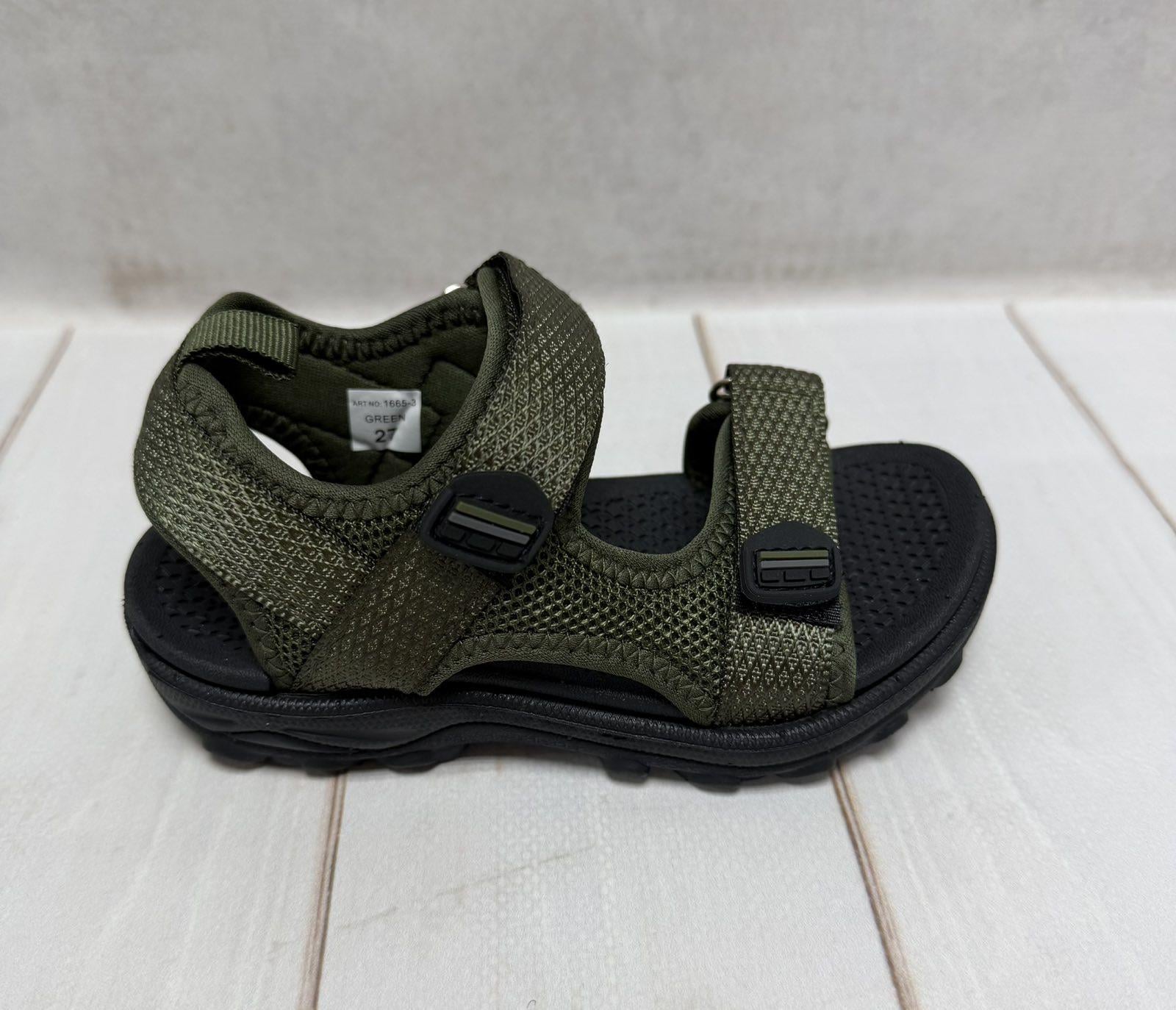 Босоніжки дитячі EeBb для хлопчика р. 31 20,5 см Хакі
