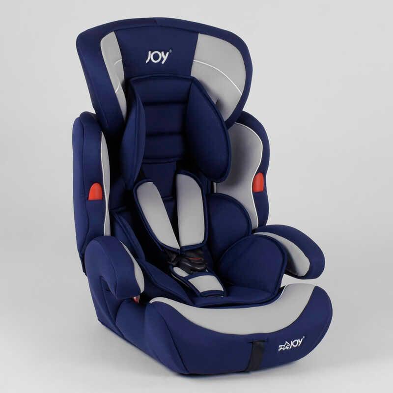 Автокресло JOY NB-5222 от 9 до 36 кг группа 1/2/3 Серый/Синий