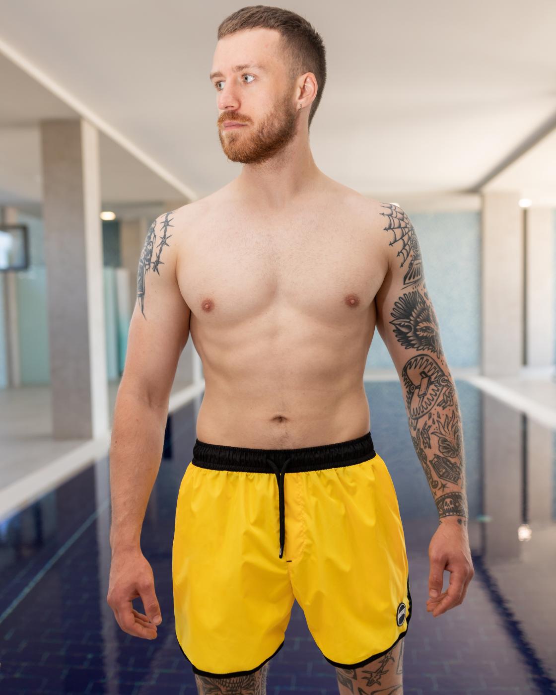 Шорты плавательные Bezet Aqua L Желтый (0907)