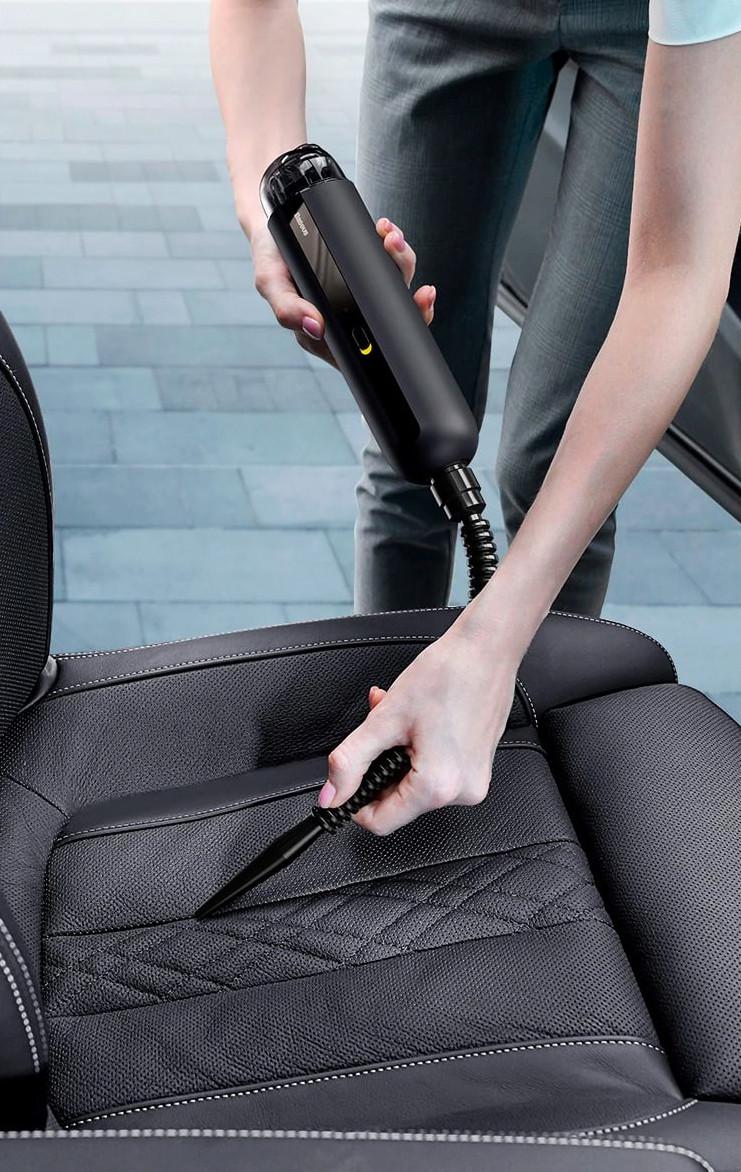 Автопылесос аккумуляторный BASEUS A2 Car Vacuum Cleaner 6000 mAh Черный (1922709369) - фото 3