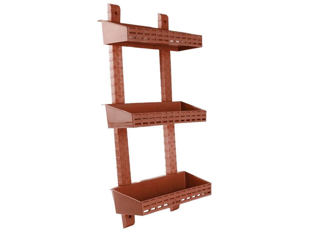 Полиця пряма Rotange 58х30х11 см Коричневий (MCS-BK123-5)