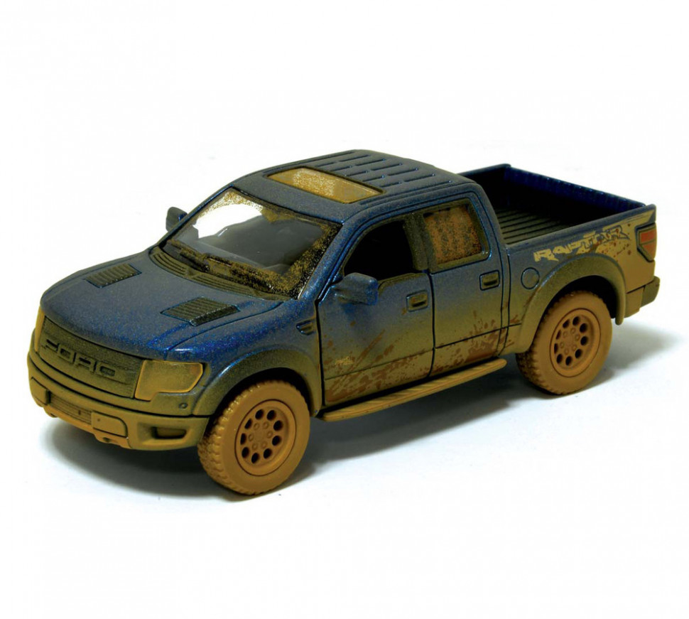 Дитяча модель пікап ford f 150 svt raptor supercrew muddy kinsmart kt5365wy інерційна (RLT21625s27216) Дитяча модель пікап ford f 150 svt raptor supercrew muddy kinsmart kt5365wy інерційна (RLT21625s27216)