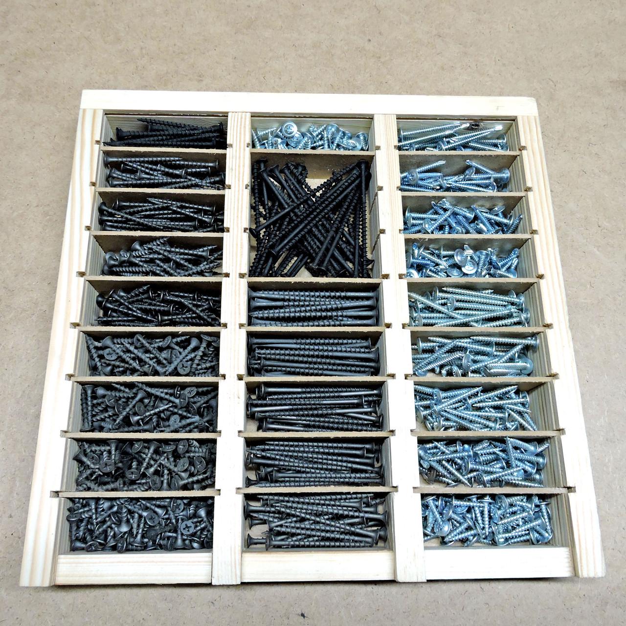 Набор саморезов 3х 1305 шт. (НБМ-000118)