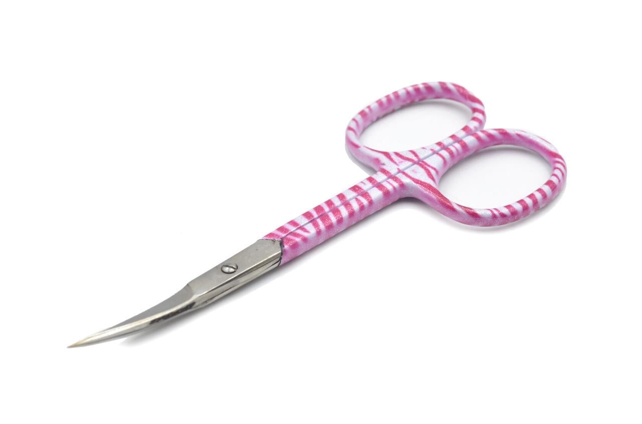 Ножницы маникюрные для кутикулы Beauty Luxury HM-14 изогнутые Разноцветный