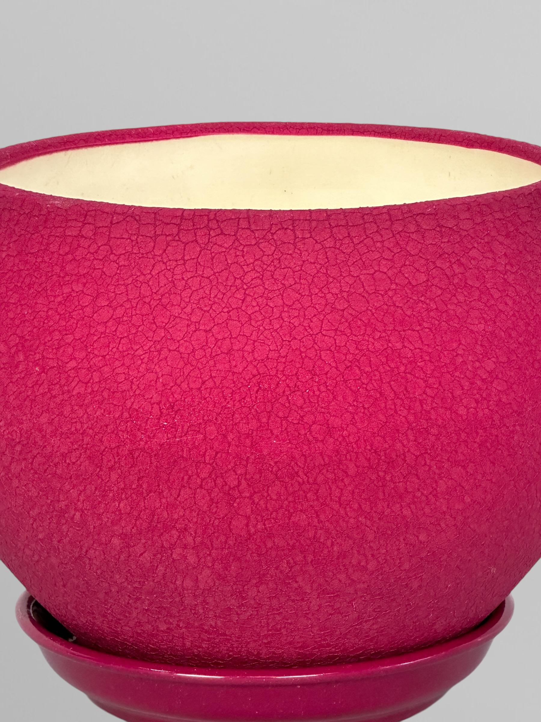 Горщик для квітів керамічний Куля шовк 4,1 л Бордовий (Г02017) - фото 3 Горщик для квітів керамічний Куля шовк 4,1 л Бордовий (Г02017) - фото 3