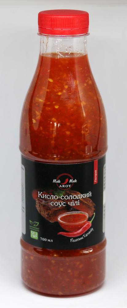 ᐉ Соус чили кисло-сладкий Aroy Mak Mak острый 700 мл