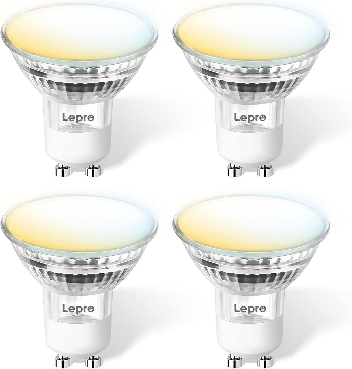 Лампы LED умные Lepro GU10 WiFi 4,5W с управлением через приложение 4 шт. Лампы LED умные Lepro GU10 WiFi 4,5W с управлением через приложение 4 шт.