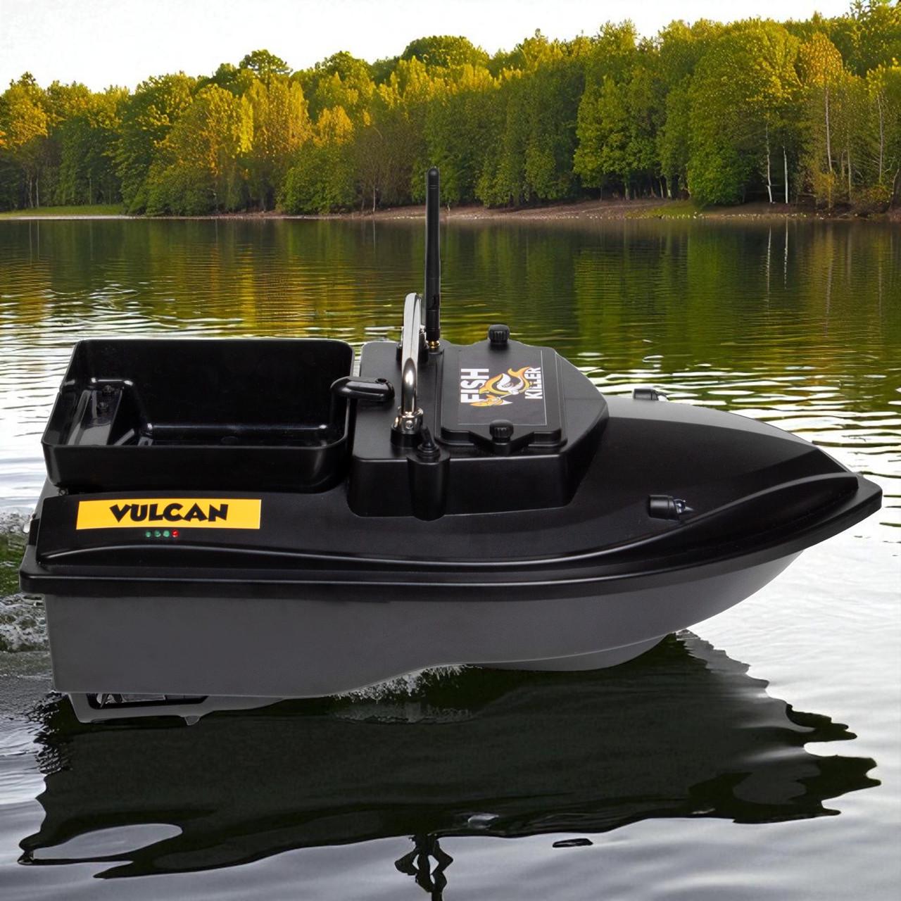 Катер короповий для завезення підгодовування Fish Killer Vulcan круїз 1 бункер до 2 кг до 500 м (2667664519) - фото 4