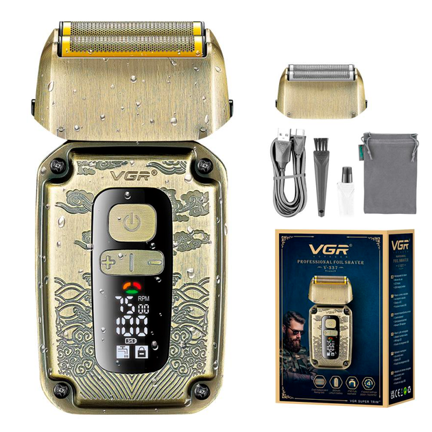 Електробритва VGR шейвер з 2 насадками (V-337) Електробритва VGR шейвер з 2 насадками (V-337)