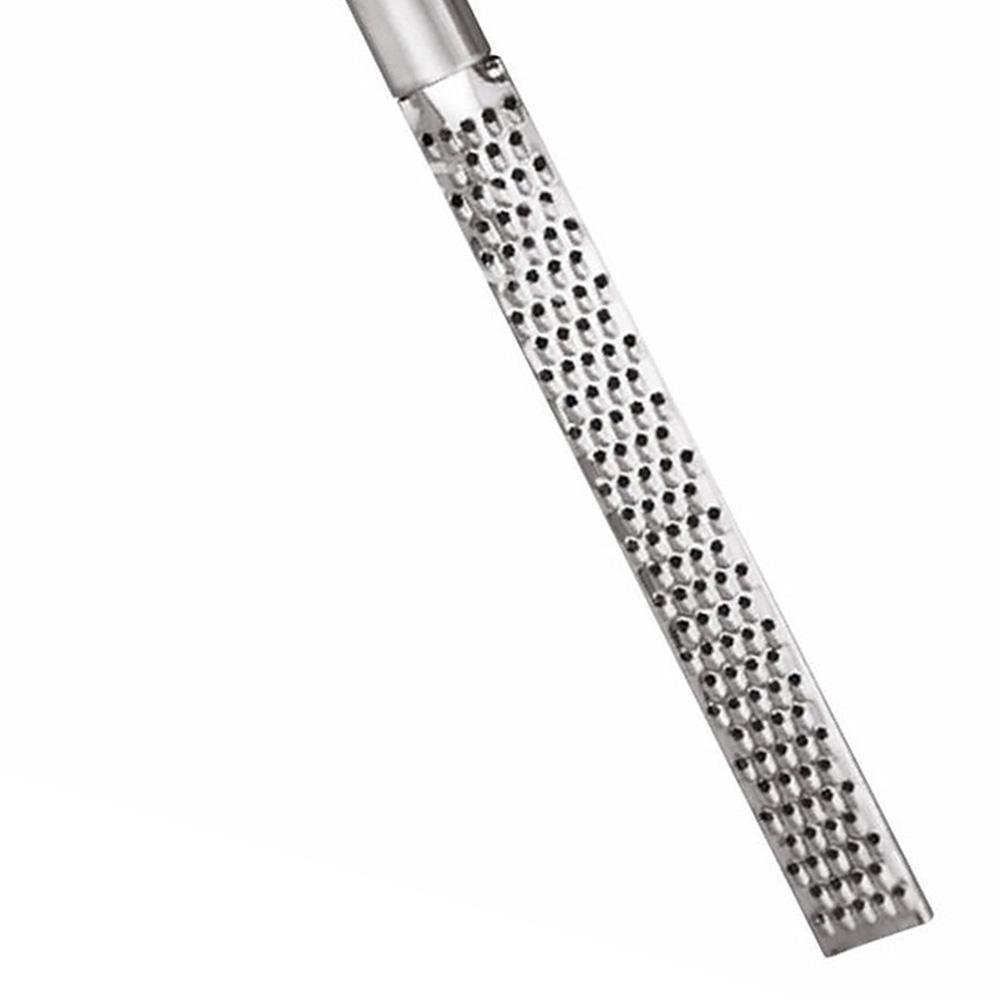 Терка мелкая Kitchen Master для шоколада и фруктов 32 см см Серый (1832866889) - фото 7