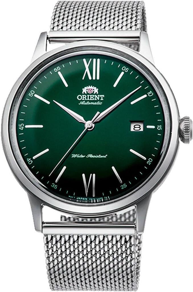 Наручные часы мужские Orient Bambino Version 6 RA-AC0018E10B со стальным корпусом WR 30 м Зеленый (3124788937)