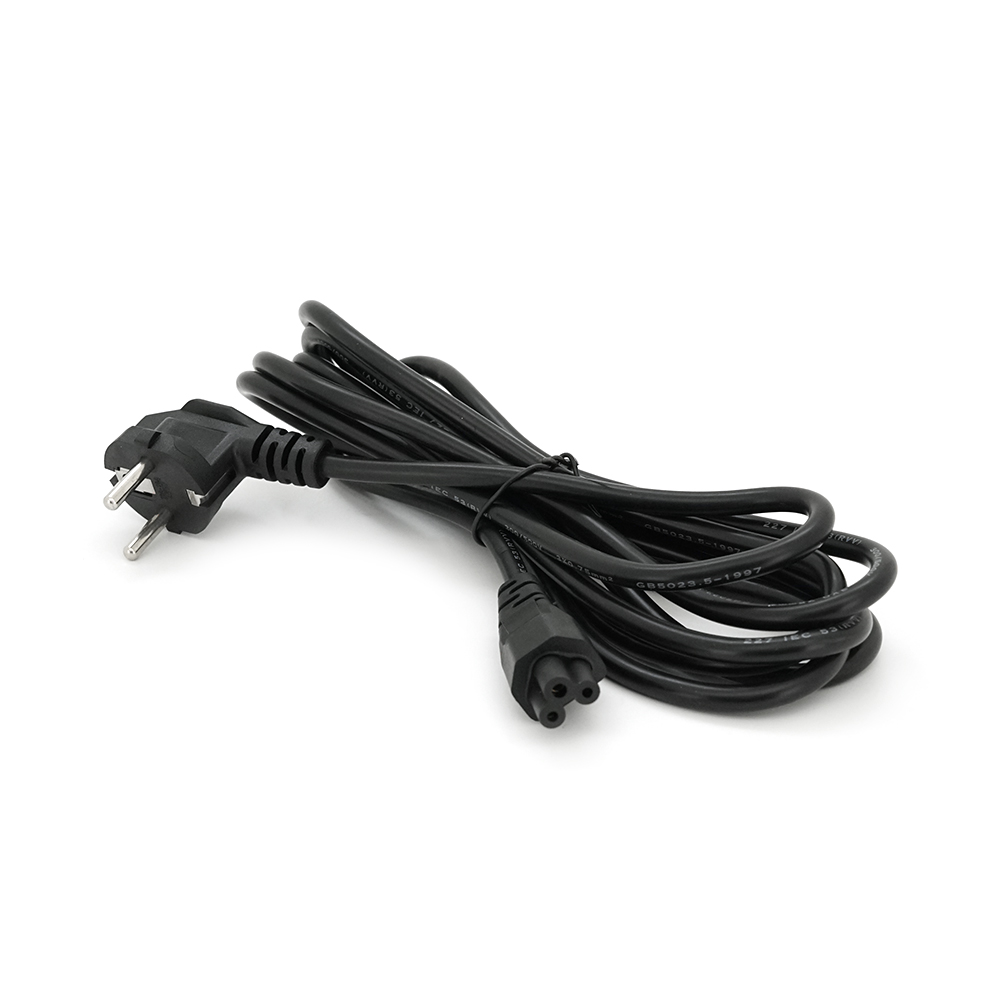 Кабель живлення Schuko PC-186 CEE7/7-IEC C5 0,75 мм 3 м (2344)
